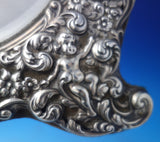 Black Starr and Frost Sterling Silver Mirror Heart Frame 5 1/4" x 5" (#6190)