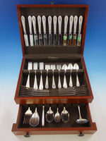 Betsy Patterson Engraved by Stieff Sterling Silver Flatware Set Service 67 pcs