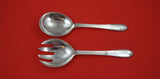 Beaded by Georg Jensen Sterling Silver Salad Serving Set FH AS 8"