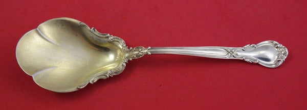 Chantilly by Gorham Sterling Silver Berry Spoon GW applied lacing 8 3/4"