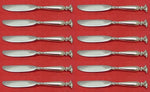 Romance of the Sea by Wallace Sterling Silver Butter Spreader HH Mod Set 12 pcs