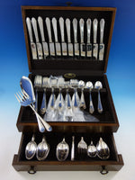 Lisa by Samuel Peace Sheffield England Silverplate Flatware Set Service 93 pcs