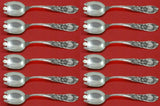 Richelieu by International Sterling Silver Ice Cream Dess. Fork Custom Set 12pcs