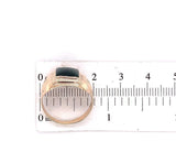 10k Bloodstone Rose Gold Men's Ring Jewelry (#J5706)