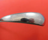 H.M. Netherlands .833 Silver Soup Ladle Beaded Design circa 1912 11 3/4" Serving