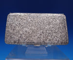 Bright-Cut .950 Silver Cigarette Case 6" x 3 1/8" 6 ozt. (#8285) Fabulous!