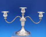 Damask Rose by Oneida Sterling Silver Candelabra Pair 3-Light #38 (#8076)