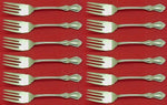 Hampton Court by Reed and Barton Sterling Silver Salad Fork Set of 12 pcs 6 5/8"
