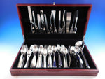 Designer Mixed Stainless Steel Flatware Set #2 Service 62 Pieces Modern Unused