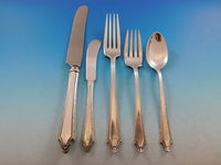 Virginia Carvel by Towle Sterling Silver Flatware Set 12 Service 66 pcs D mono