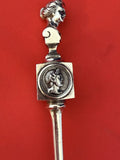 Bust by Gorham Sterling Silver Cracker Scoop Figural GW on cube 8 3/4" no mono