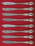 Du Barry by International Sterling Silver Butter Spreader HH Set 8 pcs 6 1/2"