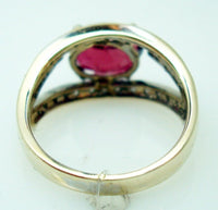 2.98ct Raspberry Rubellite Genuine Natural Tourmaline Ring (#J207)