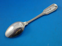 Fiddle Thread by James Robinson Sterling Silver Demitasse Spoon Hndl down 3 3/4"