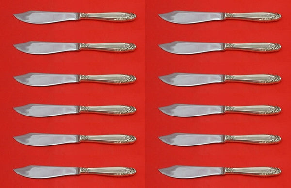 Prelude by International Sterling Silver Fish Knife Custom Set 12 pcs 8 1/4"