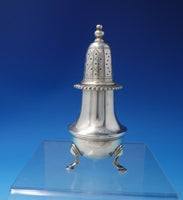 Sterling Silver Salt and Pepper Shaker Pair #2964 Gadroon Style w/ Feet (#5127)