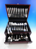 Orleans by Lunt Sterling Silver Flatware Set for 12 Service 82 pieces Scarce