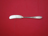 Sweetheart Rose by Lunt Sterling Silver Butter Spreader flat handle 5 3/4"