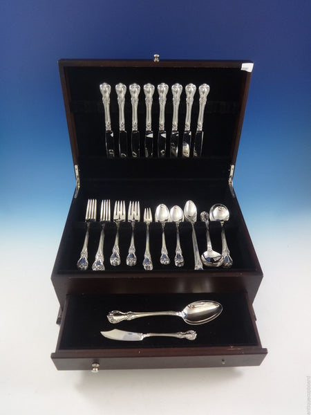 Old Master by Towle Sterling Silver Flatware Set For 8 Service 58 Pieces