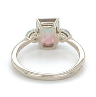 14k Gold 3.80 Carat Bi-Color Genuine Natural Watermelon Tourmaline Ring (#J6985)
