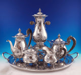 Laura by Buccellati Sterling Silver Tea Set 5pc with Tray (#8884) Rare!