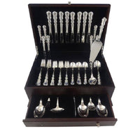 Angelique by International Sterling Silver Flatware Set For 8 Service 55 Pieces