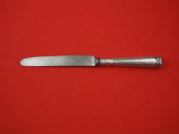 English Georgian Sterling Silver Dessert Knife by WS w/ beaded handle 8 1/2"