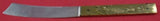 Kozuka by Unknown Mixed Metals Fish Knife Japanese Motif w/ Fish SP Blade 7 3/4"