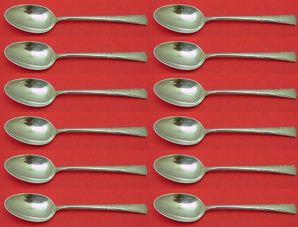 Greenbrier by Gorham Sterling Silver Teaspoon Set 12 pieces 6"