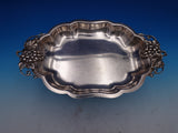 Durham Sterling Silver Serving Platter with Grapes #495 Retailed by Fina (#8375)