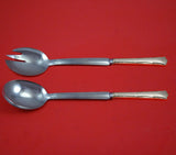 Greenbrier by Gorham Sterling Silver Salad Serving Set Modern Custom 10 1/2"