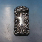 Sterling Silver Match Safe with Small Flowers 2 3/8" x 1 1/4" (#6480)