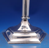 Wm. Hutton and Sons English Victorian Sterling Silver Candlestick Pair (#8433)