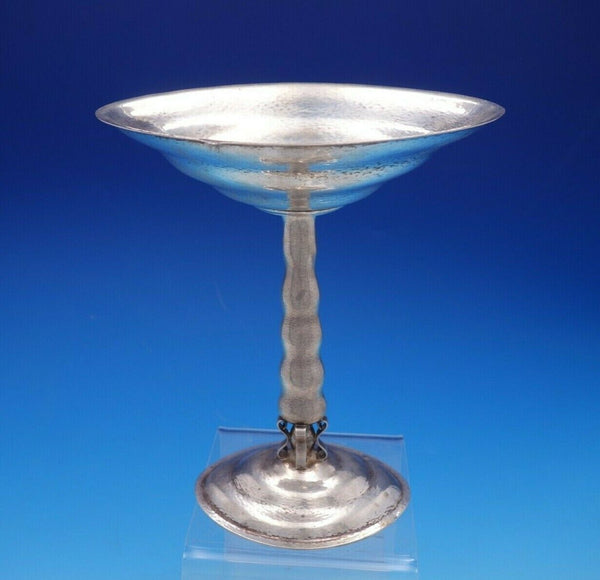 Reed and Barton Arts and Crafts Sterling Silver Compote Hammered #1000 (#4346)
