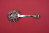 Pattern Unknown by Shiebler Sterling Nut Spoon middle eastern #3988 5 1/2"