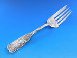 Saint Cloud By Gorham Sterling Silver Cold Meat Serving Fork Brite-Cut 8 1/4"