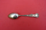 Pattern Unknown by Shiebler Sterling Demitasse Spoon Souvenir GW "Wall" 4 1/4"
