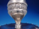 Georg Jensen Early 830 Silver Inkwell #142 Art Nouveau Floral Motif (#4596)