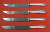 Moonglow by International Sterling Silver Steak Knife Set 4pc Texas Sized Custom