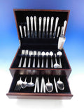 Satin Beauty by Oneida Sterling Silver Flatware Set for 8 Service 55 pieces