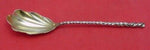Double Twist #9 by Whiting Sterling Silver Sugar Spoon Shell 6" GW