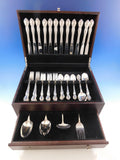 Pirouette by Alvin Sterling Silver Flatware Set For 12 Service 64 Pieces