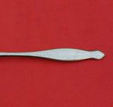 Norwegian Sterling Silver Coffee Spoon Vermeil Enameled w/ Design on Back 5 3/8"