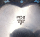 Chantilly by Gorham Sterling Silver Fruit Bowl Heart Shape #4312 (#5120)