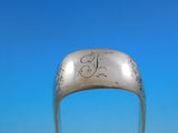 Brite-Cut by Unknown Sterling Silver Asparagus Tong 9 1/2" Gold-washed
