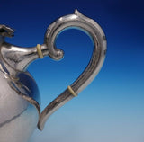 DGH Goldsmith Danish Sterling Silver Tea Set 4pc Handwrought Grape Motif (#4734)