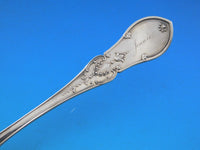 Dew Drop by Shiebler Sterling Silver Vegetable Fork BC Medallion of Warrior 10"