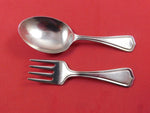 Carolina by Lunt Sterling Silver Baby Set 2-Piece 3 5/8"