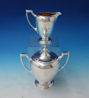 Pointed Antique by Reed Barton Dominick Haff Sterling Silver Coffee Set (#5061)