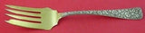 Arlington by Towle Sterling Silver Cold Meat Fork Gold Washed 8 1/2" Serving